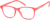 Angle view of Kids' Glow-in-the-Dark Square Glasses 8110619 in Pink/ Orange Glow thumbnail