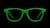 Image of Kids' Glow-in-the-Dark Square Glasses thumbnail