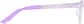 Side view of Kids' Glow-in-the-Dark Rectangle Glasses 8110917 in Purple/ Green Glow thumbnail