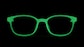 Image of Kids' Glow-in-the-Dark Rectangle Glasses thumbnail