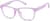 Angle view of Glow-in-the-Dark Rectangle Glasses 8111017 in Purple/Blue Glow thumbnail