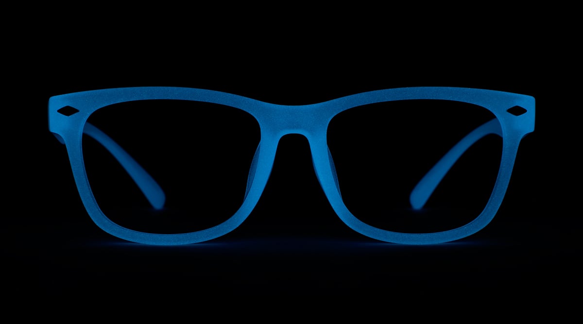 Image of Glow-in-the-Dark Rectangle Glasses