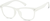 Angle view of Glow-in-the-Dark Rectangle Glasses 8111023 in Clear/Blue Glow thumbnail