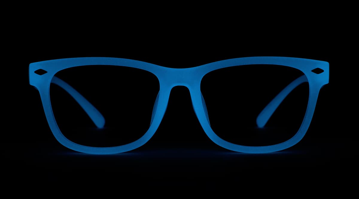 Image of Glow-in-the-Dark Rectangle Glasses