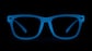 Image of Glow-in-the-Dark Rectangle Glasses thumbnail