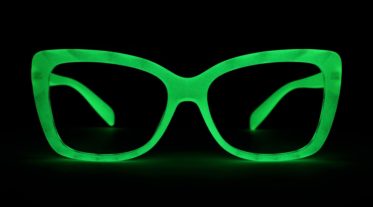 Image of Glow-in-the-Dark Rectangle Glasses