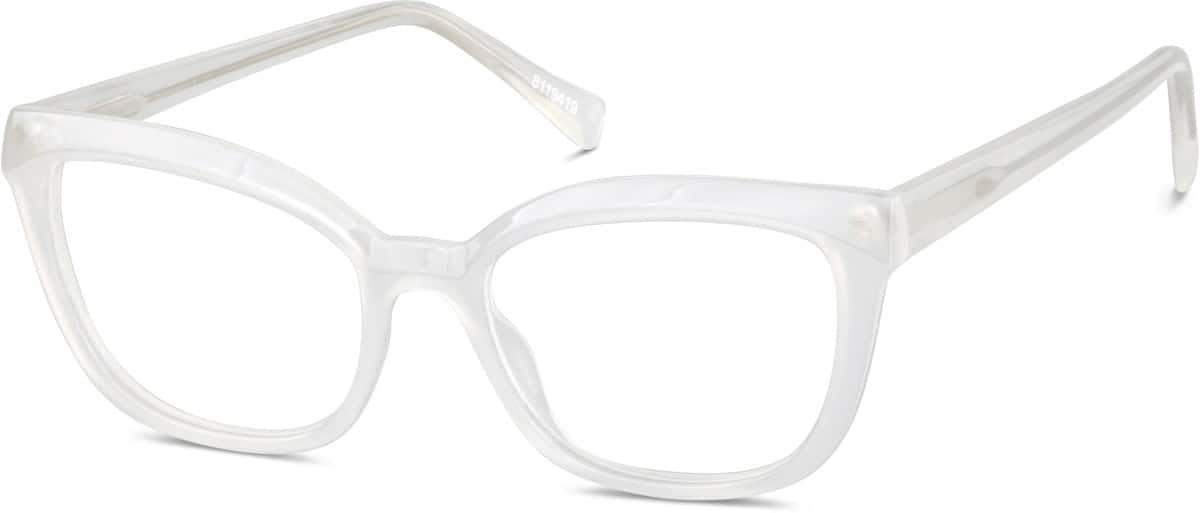 Angle view of Sunlight-Activated Cat-Eye Glasses 8119419 in Pink