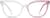 Front view of Sunlight-Activated Cat-Eye Glasses 8119419 in Pink thumbnail