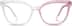 Sunlight-Activated Cat-Eye Glasses 8119419 in Pink