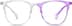 Sunlight-Activated Square Glasses 8119923 in Purple