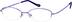 Oval Glasses 817817 in Purple