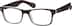 Square Glasses 820415 in Brown