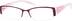 Rectangle Glasses 822118 in Red
