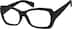 Rectangle Glasses 823021 in Black