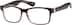 Rectangle Glasses 828415 in Brown