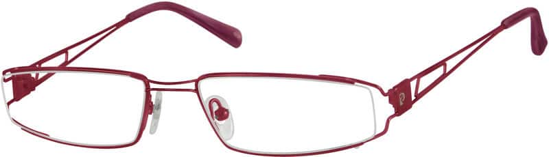 Red Rectangle Glasses #829618 | Zenni Optical
