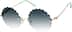 Premium Geometric Sunglasses 83213714 in Gold