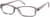 Angle view of Rectangle Glasses 834312 in Aubergine thumbnail