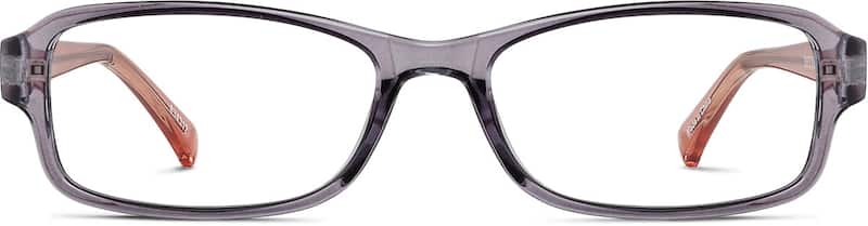 Aubergine Rectangle Glasses