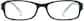 Front view of Rectangle Glasses 834316 in Black thumbnail