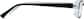 Side view of Rectangle Glasses 834316 in Black thumbnail