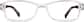 Front view of Rectangle Glasses 834323 in Clear thumbnail