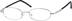 Oval Glasses 850811 in Silver