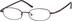 Oval Glasses 850815 in Brown