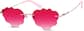 Angle view of Geometric Sunglasses 85210519 in Pink thumbnail