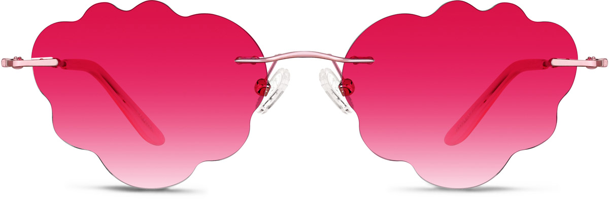 Pink Geometric Sunglasses