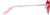 Side view of Geometric Sunglasses 85210519 in Pink thumbnail