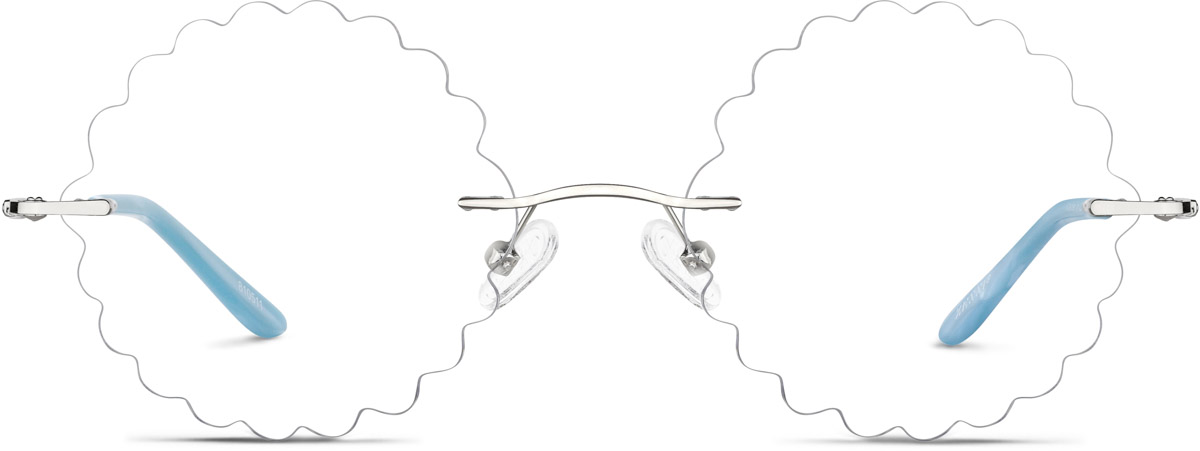 Silver Rimless Glasses