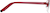 Side view of Oval Glasses 911018 in Red thumbnail