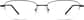 Front view of Rectangle Glasses 917021 in Black thumbnail