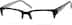 Rectangle Glasses 934321 in Black