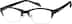 Rectangle Glasses 950221 in Black