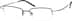 Rectangle Glasses 962621 in Black