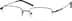 Rectangle Glasses 962821 in Black