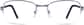 Front view of Oval Glasses 970717 in Purple thumbnail
