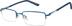 Rectangle Glasses 975316 in Blue