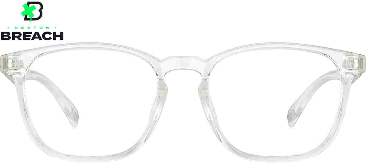 Clear Boston Breach Eyeglasses