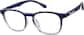 Angle view of LVLUP Expo Glasses 99105116 in Blue thumbnail