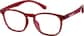 Angle view of LVLUP Expo Glasses 99105118 in Red thumbnail