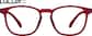 Front view of LVLUP Expo Glasses 99105118 in Red thumbnail