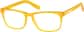 Angle view of Warped Glasses 99105322 in Orange thumbnail