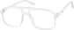 Angle view of ESL Glasses 99105730 in White thumbnail