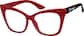 Angle view of Pretty Purrfect Glasses 99106218 in Red thumbnail