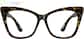 Front view of Pretty Purrfect Glasses 99106225 in Tortoiseshell thumbnail