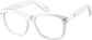 Angle view of Shamrock Luck Glasses 99107530 in White thumbnail