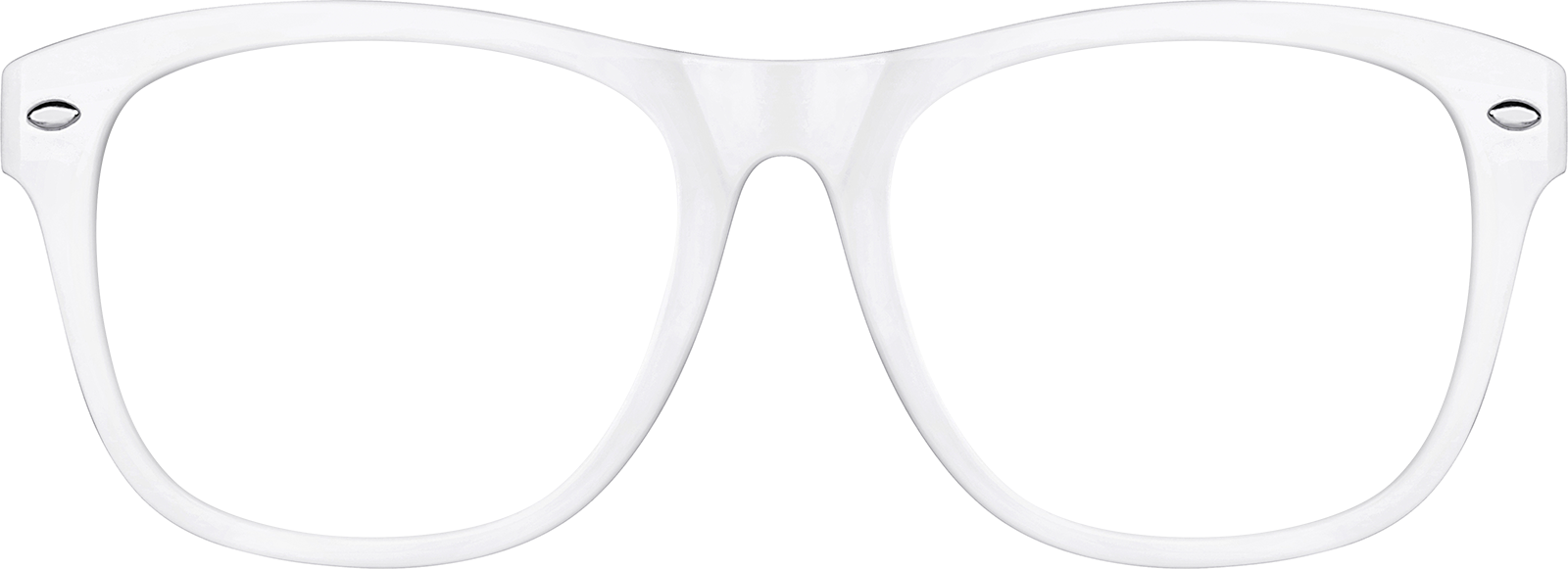アイカツフレンズ ホワイトレトロスポ White Shamrock Luck Glasses #99107530 | Zenni Optical